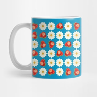 Strawberries and daisies Mug